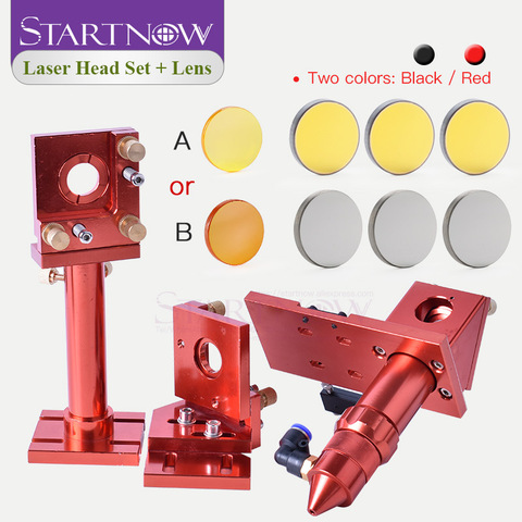 Startnow Laser Head Components Laser Focusing Lens & Mirror Integrative Fixture Mount Holder For CNC CO2 Engraver Metal Machine ► Photo 1/5