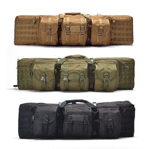 Tactical 93 / 118cm Heavy Bag Rifle Airsoft Pistol Hand Carry Bag Outdoor Shooting Hunting Bag With Molle Pouch Rifle Case ► Photo 1/6