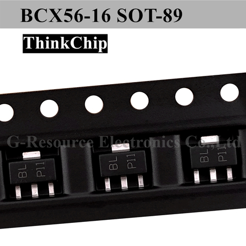 (100pcs) BCX56-16 SOT-89 SMD Crystal Triode BXC56 (Marking BL P11) ► Photo 1/1