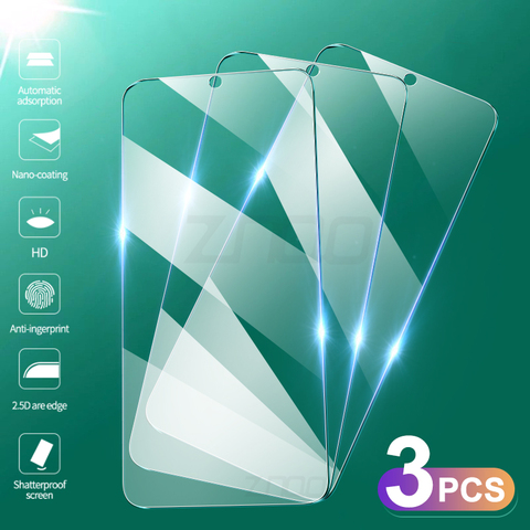 3Pcs Tempered Glass For Samsung Galaxy A51 A71 A30 A30S A50 A70 Screen Protector Samsung A10 A20 A20E A40 A60 A80 A90 Glass ► Photo 1/6