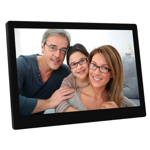 10 inch HD IPS LCD 1280*800 Digital Photo Frame Alarm Clock MP3 MP4 Video Player with Remote Desktop ► Photo 1/6