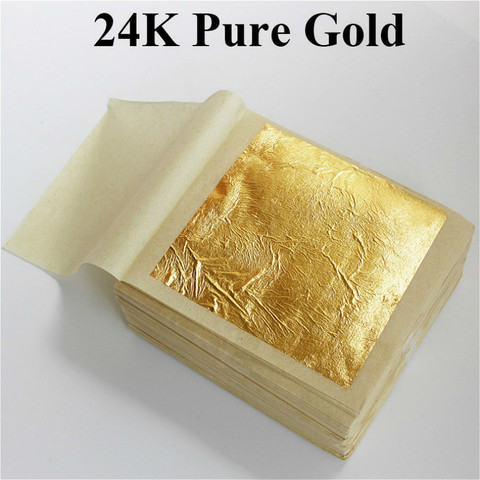 20pcs/lot  Gold Foil Practical Pure Bronzing Furniture Line Wall Crafts Decoration Gold  Glitter Paper  Tissue Paper ► Photo 1/6