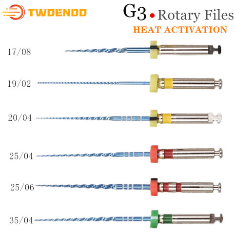 Dental Root Canal File Endo Rotary Files Endodontic Files 25mm Nickel Titainium Instrument Dentistry ► Photo 1/6