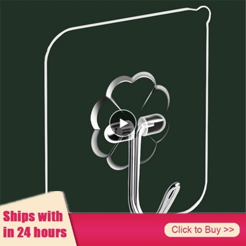 10/5/1 PCS Hanger Hook Suction Cup Adhesive Wall Vacuum Sucker Heavy Bathroom TransparentLoad Rack Stainless Steel Transparent ► Photo 1/6