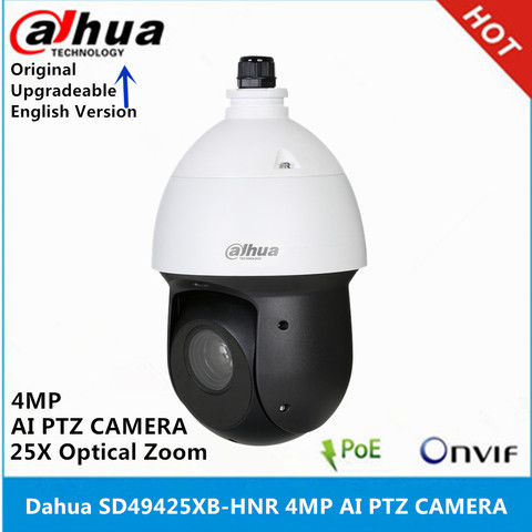 Dahua SD49425XB-HNR 4MP PTZ Starlight camera 25X optical zoom  IR100M AI Network Speed Dome Camera ► Photo 1/2