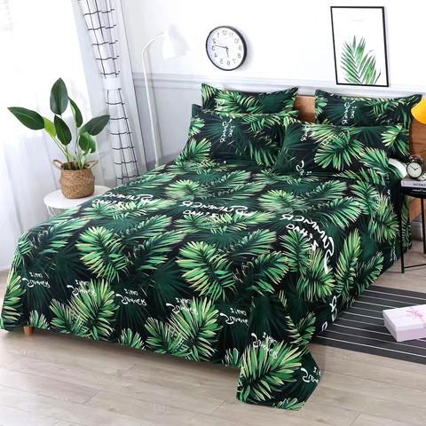 2022 bed set 3 pcs contains bed sheet 1 pcs and pillowcase 2 pcs new cotton bed sets for bedroom 5 size ► Photo 1/6