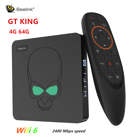 Beelink GT King WIFI 6 New Upgrade Amlogic S922X Smart Android 9.0 Tv Box 4GB 64GB LAN 1000M Bluetooth 4.1 HDR 4K Media Player ► Photo 1/6