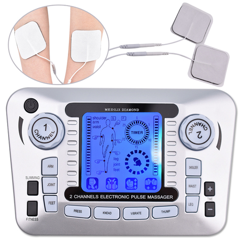 Electrical Nerve Relax Muscle Stimulator Acupuncture Fat Burner Pain Relief Electronic Pulse Massager Tens EMS Slimming Machine ► Photo 1/6