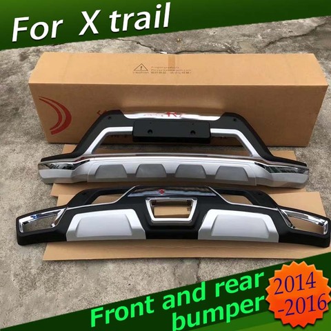 Front and Rear Bumper For Nissan X-Trail 2014 2016 Diffuser Bumpers Lip Protector side skirts for Nissan X trail ► Photo 1/6