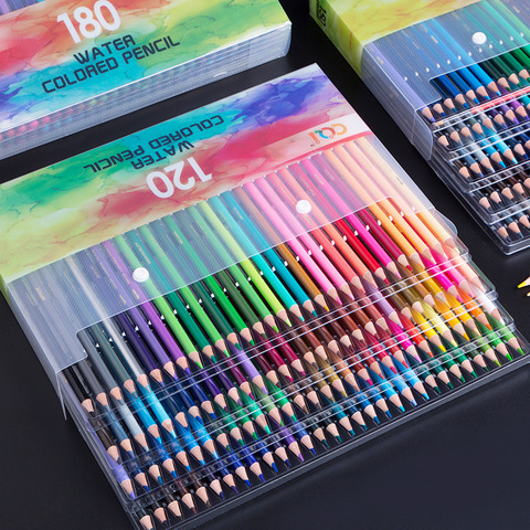 Price History & Review On Multicolour 180/210 Colors Professional Watercolor Pencils Set Artist Painting Sketching Wood Color Pencil School Art Supplies | Aliexpress Seller - Breeze Painting Material Store | Alitools.io