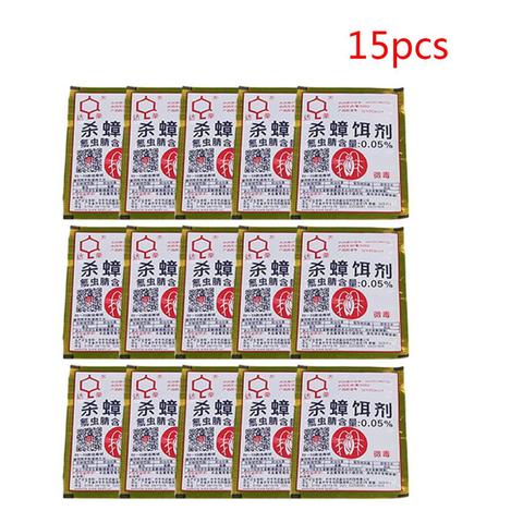 Random delivery content 0.05% 15PCS Cockroach Repellent Trap Poison Pest Portfolio Indoor Family Bug Control ► Photo 1/6