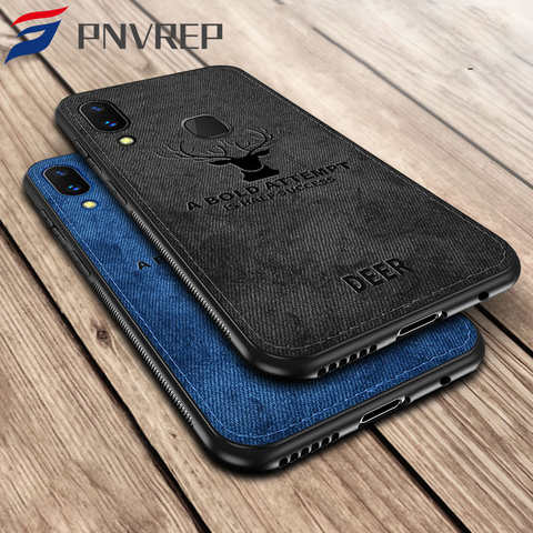 Cloth Texture Case For XiaoMi Mi 8 9 SE Lite 10 Lite Note 10 Pro Mi A1 A2 A3 Deer Patterned Soft Silicone Frame Fabric Cover ► Photo 1/6