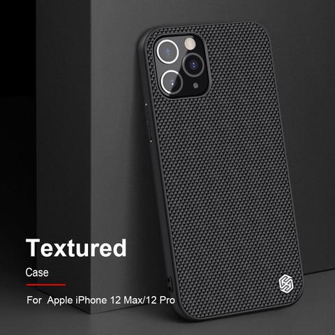 NILLKIN Textured Nylon fiber case for iphone 12 Mini case apple 11 iphone 12 Pro Max back cover durable non-slip Thin and light ► Photo 1/6