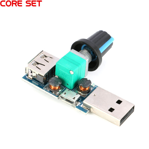 5Pcs DC 4V-12V 5W XY-FS USB Fan Stepless Governor USB Fan Speed Controller Fan Governor Volume Regulator Drop Shipping ► Photo 1/6