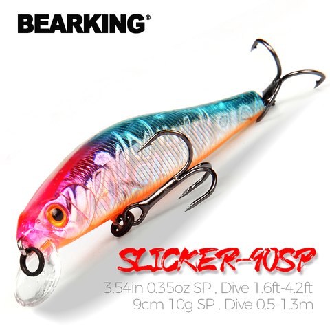 BEARKING 9cm 10g Hot fishing gear shone SP lures minnow crank ,Tungsten magnet weight system wobbler bait isca artificial ► Photo 1/6