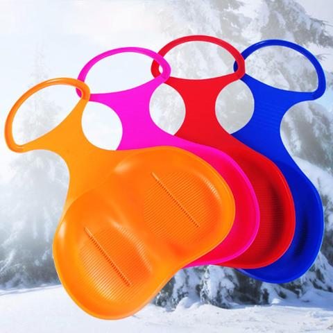 Outdoor Winter Sports Snow Skiing Pad Sled Sledge Skiing Board Outdoor Thicken Plastic Sand Grass Sleigh Slider Snow Luge ► Photo 1/6