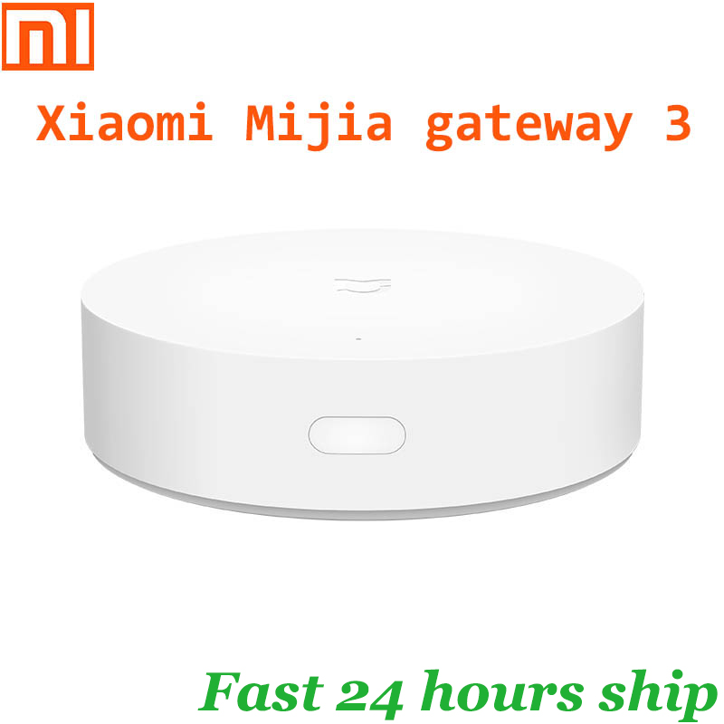 Xiaomi Gateway 3 Multimode Gateway Smart Home ZigBee WIFI Bluetooth Mesh  Hub Work With Mijia APP Apple Homekit Intelligent Home