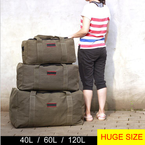 Men Travel Bags Large Capacity Women Luggage Travel Duffle Bags Canvas Big Travel Tote Handbag Foldable Trip Bag Bolsa Feminina ► Photo 1/6