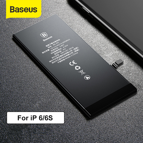 Baseus Phone Battery For iPhone 6 6S 2200mAh High Capacity Replacement Batteries For iPhone 6s with Free Repair Tools ► Photo 1/6