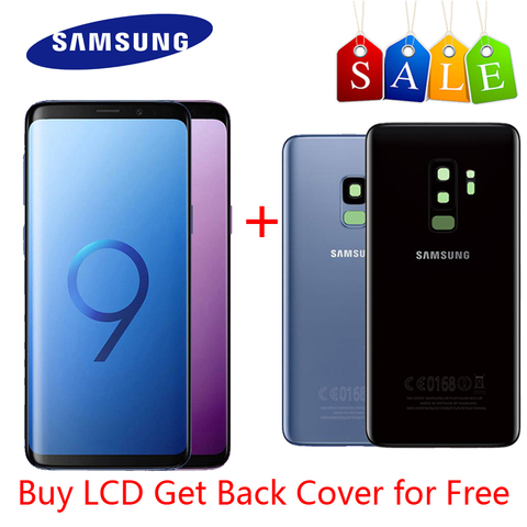 Original Super AMOLED Display for SAMSUNG Galaxy S9 LCD Display G960 Display S9Plus Lcd G965 Touch Screen With Battery Cover ► Photo 1/6