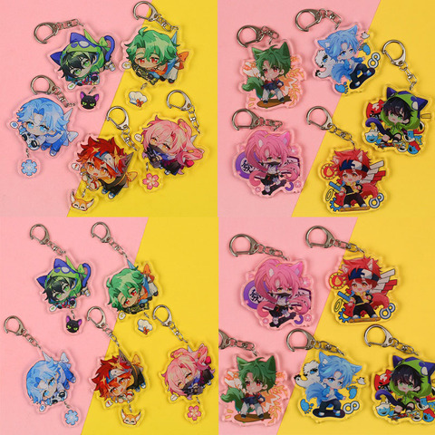 2022 Keychains SK8 The Infinity Reki Kyan Langa Hasegawa Miya Cherry Blossom Joe Anime Acrylic Key Ring Pendant Cutey Key Chain ► Photo 1/6