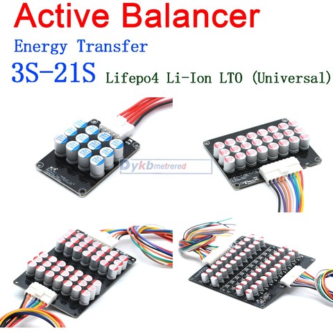 3S~17S 1A 3A 5A 6A Balance Li-ion Lifepo4 LTO Lithium Battery Active Equalizer Balancer Board BMS 4S 5S 7S 8S 10S 13S  14S 16S ► Photo 1/6