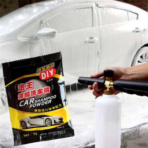 10 Bags Auto Household Foam Cleaner All-Purpose Cleaner Car Shampoo Powder Concentrated Car Wash Essence Cleaner ► Photo 1/6