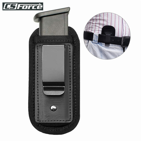 Tactical Magazine Pouch Holster Pistol 9mm Concealed Carry Mag Case with Clip Glock 19 21 Beretta 92 Handgun Mag Pouch Nylon ► Photo 1/6