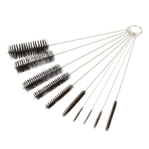 10PCS Nylon Stainless Steel Tobacco Cleaning Brushes Set Accessory For Tobacco Pipe Smoke Tube Cleaning Tools ► Photo 1/5