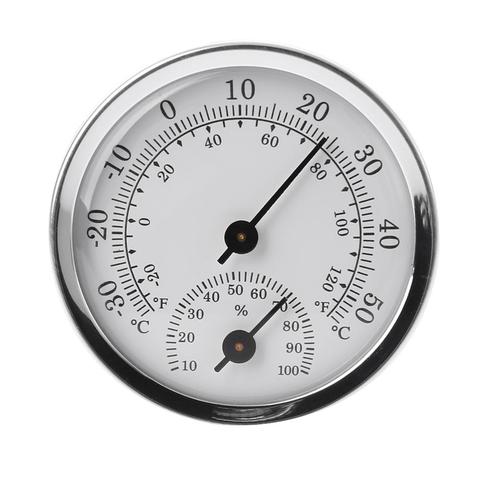 Wall Mounted Temperature Humidity Meter Thermometer & Hygrometer For Sauna Room Household ► Photo 1/6