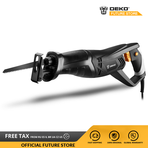 DEKO DKRS01 Electric Saw 900W Reciprocating Saw with Saw Blades Jigsaw Chainsaw Power Tools for Wood ► Photo 1/4