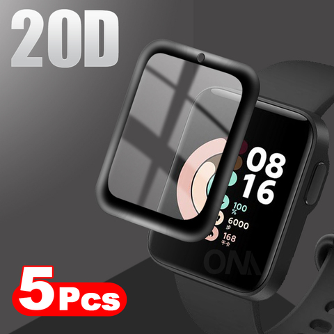 20D Curved Edge Full Soft Protective Film Cover For Redmi Watch / Mi Watch Lite / Xiaomi Color Screen Protector (Not Glass ► Photo 1/6
