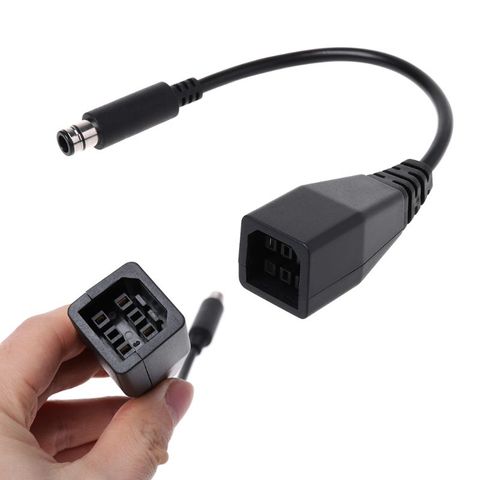 AC Power Supply Transfer Charger Cable Charging Adapter Cord Converter for Microsoft Xbox 360 Flat to Xbox360 E 360E Console ► Photo 1/6