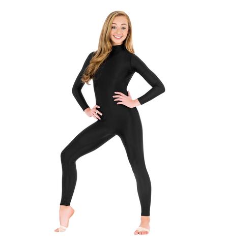 SPEERISE Adult Black Long Sleeve Gymnastics Unitards Ballet Spandex  Unitard Bodysuit Full Length Women Ballet Dance Wear ► Photo 1/6