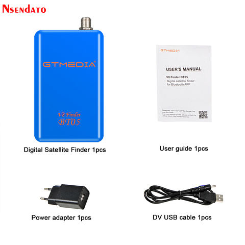 Original GTMEDIA V8 Finder BT05 BT03 Satfinder DVB S2 satellite finder For andriod IOS digital Bluetooth HD satellite Satfinder ► Photo 1/6