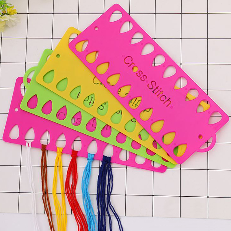 5Pcs Random Color Cross Stitch Thread Organizer Embroidery Floss