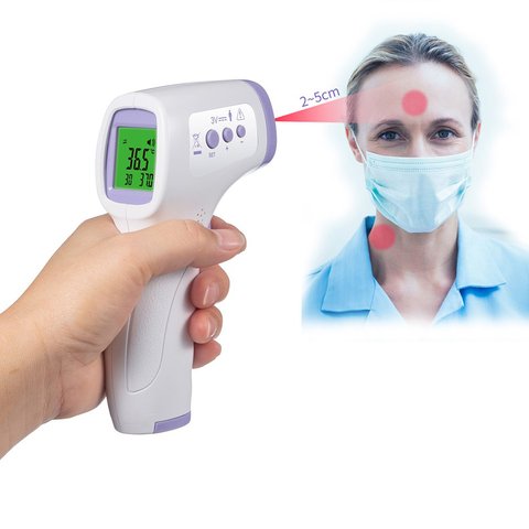 Non-Contact Frontal Temperature Gun Bsx906 Instant Mearsuring Led Display Memory Functions Automatic Shutdown ► Photo 1/6