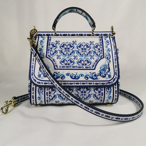 Fashion bag evening bag flower handbag luxury handbag shoulder diagonal bag banquet party lady elegant spring blue ► Photo 1/6