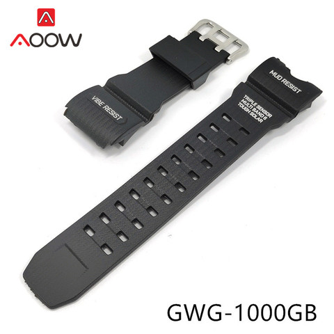 Silicone Strap Watchband for Casio G-Shock GWG-1000GB Black Resin Waterproof Men Replacement Bracelet Band Watch Accessories ► Photo 1/6