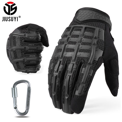 Tactical Mittens Full Finger Long Glove Black Army Military Rubber Protect Anti-skip Multicam Airsoft Driving Cycling Gear Men ► Photo 1/6