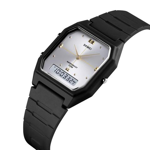 Fashion Men's Watches Electronic Watch Brand SKMEI Wrist Watch Simple Design Dial Double Time Digital Watch For Men Women ► Photo 1/6