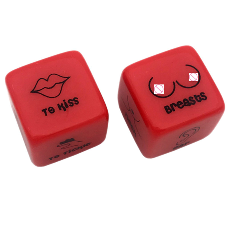1 Pair Funny Dice Game Toy Adult Couple Bachelor Party Toys Novelty Party Gift 