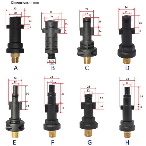 Plastic Adapter Foam Nozzle Foam Generator Snow Foam Lance for Karcher AR Bosche Sterwins Champion Stihl High Pressure Washer ► Photo 1/6