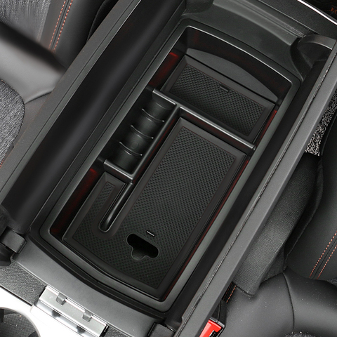 Central Console Storage Box Fit For Peugeot 3008 5008 GT 2017 2022 Arm Rest Storage Bin Front Door Storage Box Container Holder ► Photo 1/6