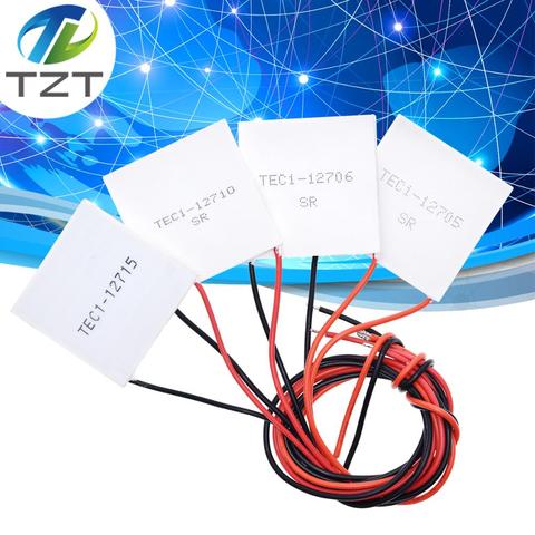 TZT TEC1-12705 Thermoelectric Cooler Peltier TEC1-12706 TEC1-12710 TEC1-12715 40*40MM 12V Peltier Elemente Module ► Photo 1/6