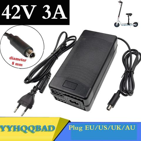 42V 3A Scooter Charger For Xiaomi Mijia M365 pro Ninebot Es1 Es2 Es4 Electric Scooter Bike Accessories Battery Charger 126 watt ► Photo 1/6