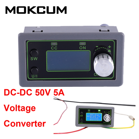 DC-DC 50V 5A Adjustable Automatic Buck Power Supply Module CCCV Step DOWN Voltage Converter LCD Display Voltage Monitor ► Photo 1/6