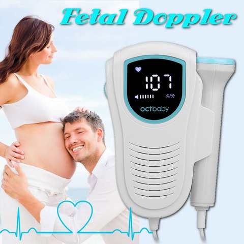 Buy Online Fetal Doppler Ultrasound Baby Heartbeat Detector Home Pregnant Doppler Baby Heart Rate Monitor Pocket Doppler Monitor 3 0m Alitools