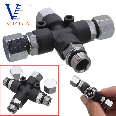 VEDA 3 Way Airbrush Airhose Splitter Manifold with 1/8