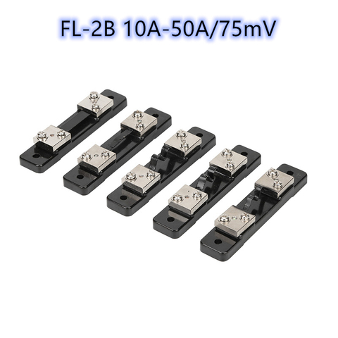 External Shunt 0.5%FL-2B 10A-50A/75mV Current Meter Shunt resistor For digital ammeter amp voltmeter wattmeter ► Photo 1/6